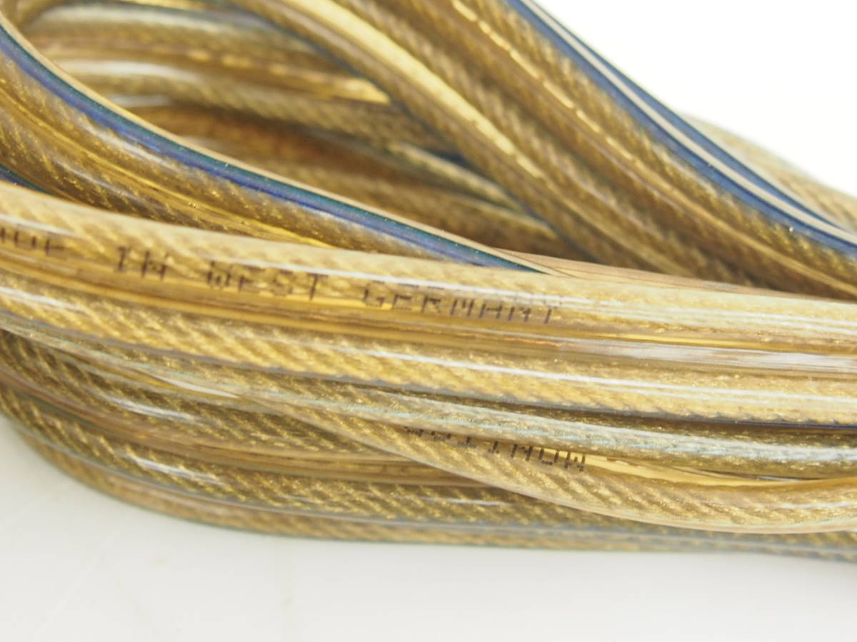MONITOR COBRA CABLE SILVER 4.00 QMM 5mx2本と 3mx2本 合計16m COBRA