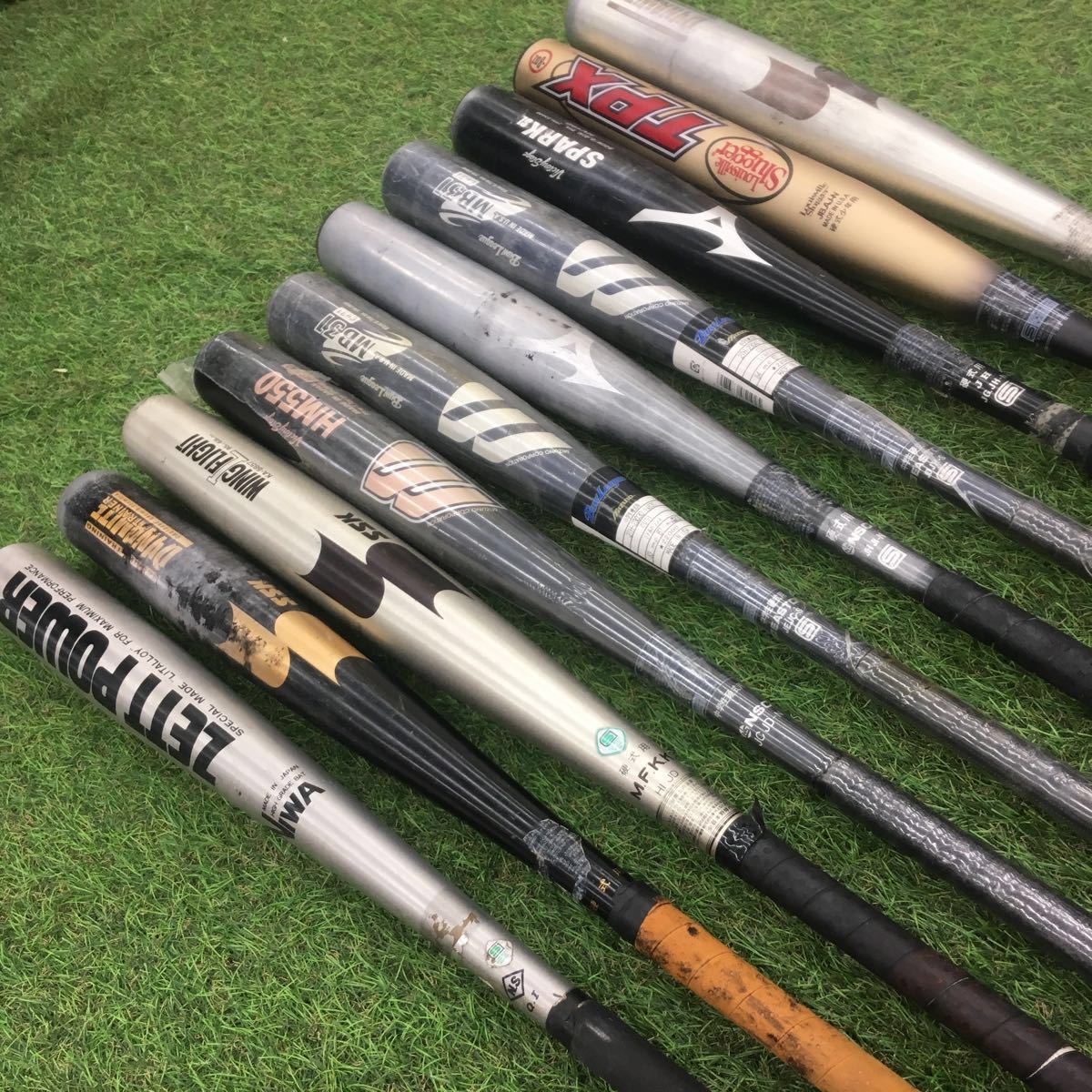 D1050 ミズノ Mizuno SSK エスエスケイルイスビルスラッガー バット 10本 まとめ 野球 硬式 一般硬式 中学生硬式 中古 新品 未使用 展示品