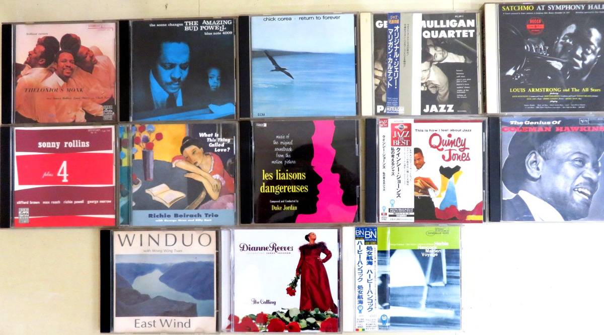 $68e/CDx53/「JAZZいろいろ大量セット/Miles Davis/Chet Baker/Thelonious Monk/Louis Armstrong/Herbie Hancock/80サイズ1個_3