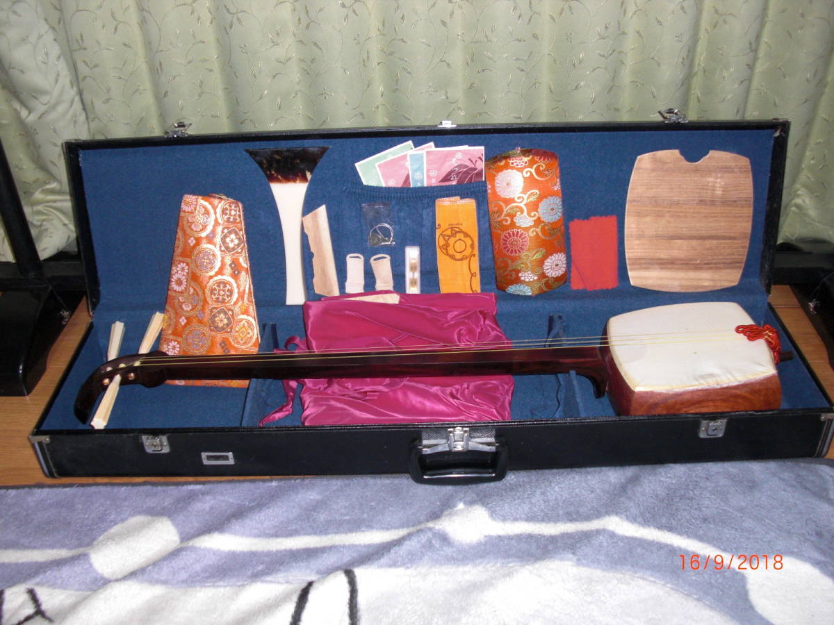 三味線 三味線 鼈甲バチ 撥カバー バチケース 三味線ケース鍵付 その他