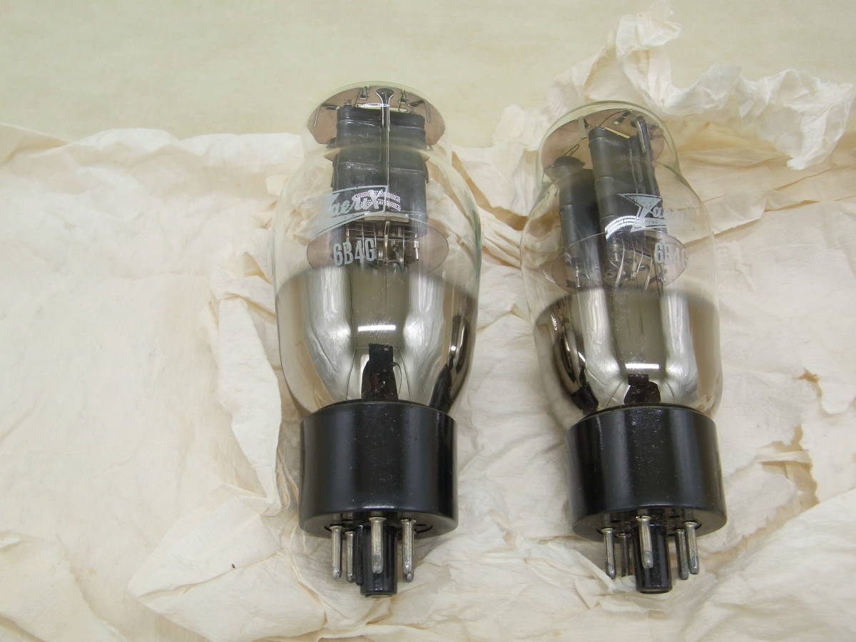 Zaerix 6B4G 真空管 4本セット 使用時間短 Zaerix 6B4G 真空管 4本