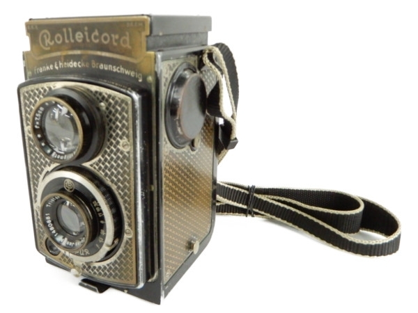 ジャンク Rollei ローライ ROLLEICORD I オールド 二眼 カメラ