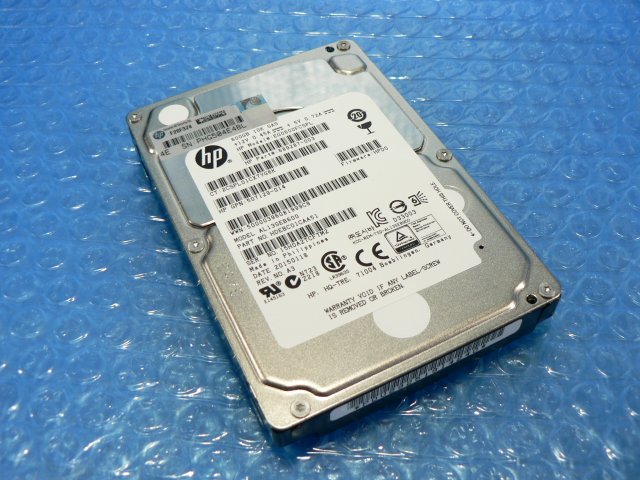 Z391064 TOSHIBA 600GB SAS 15K HDD 2.5インチ 2点【中古動作品】 SAS