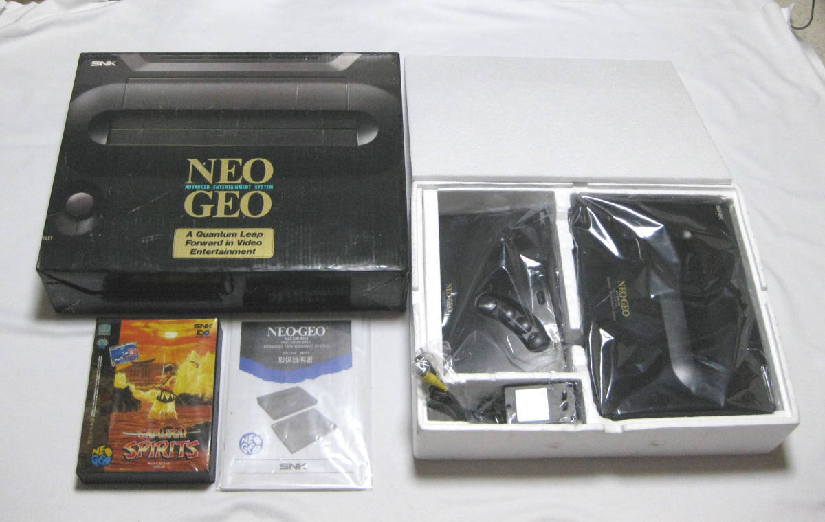 【低価，HOT】 NGO ROM0 / 作動確認済 初期型 本体 箱説 保書付 作動品一式 サムライスピリッツ SNK(ネオジオ)｜売買されたオークション情報、yahooの商品情報をアーカイブ公開 - オークファン ネオジオ