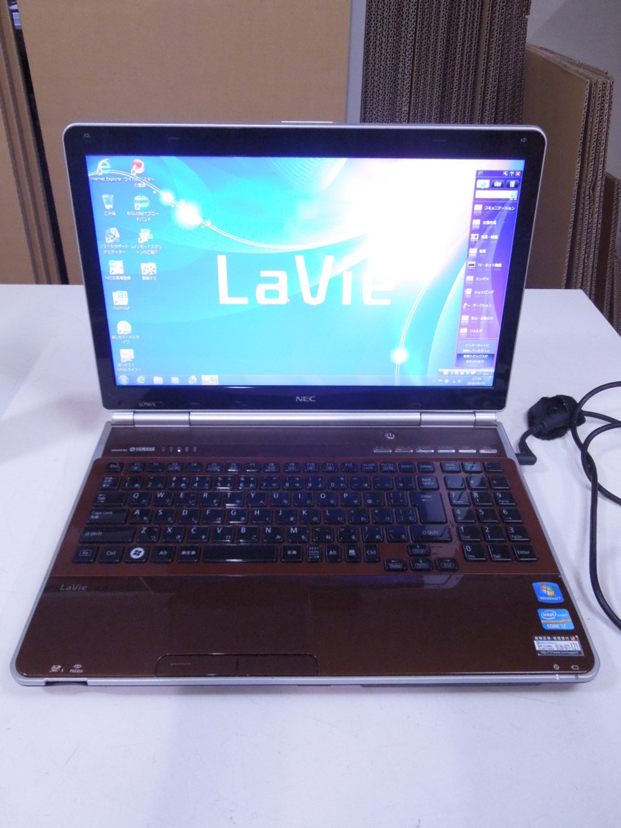 NEC LaVie L Core i7 LL750⁄E 8GB 2.00GHz 2630QM □現状品 PC-