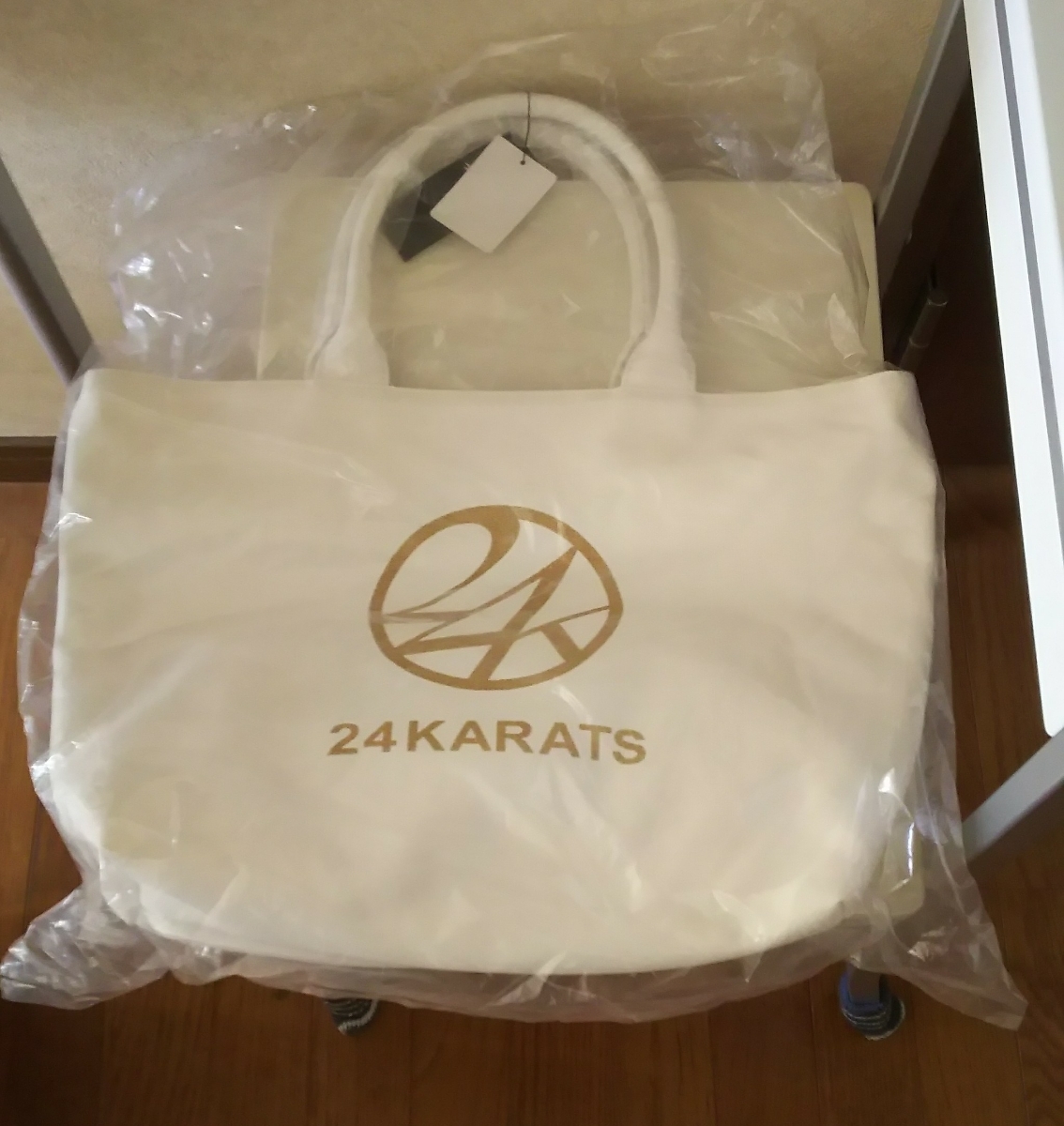 24karats トート バッグ 白 EXILE おまけつき 24karats EXILE 24karats