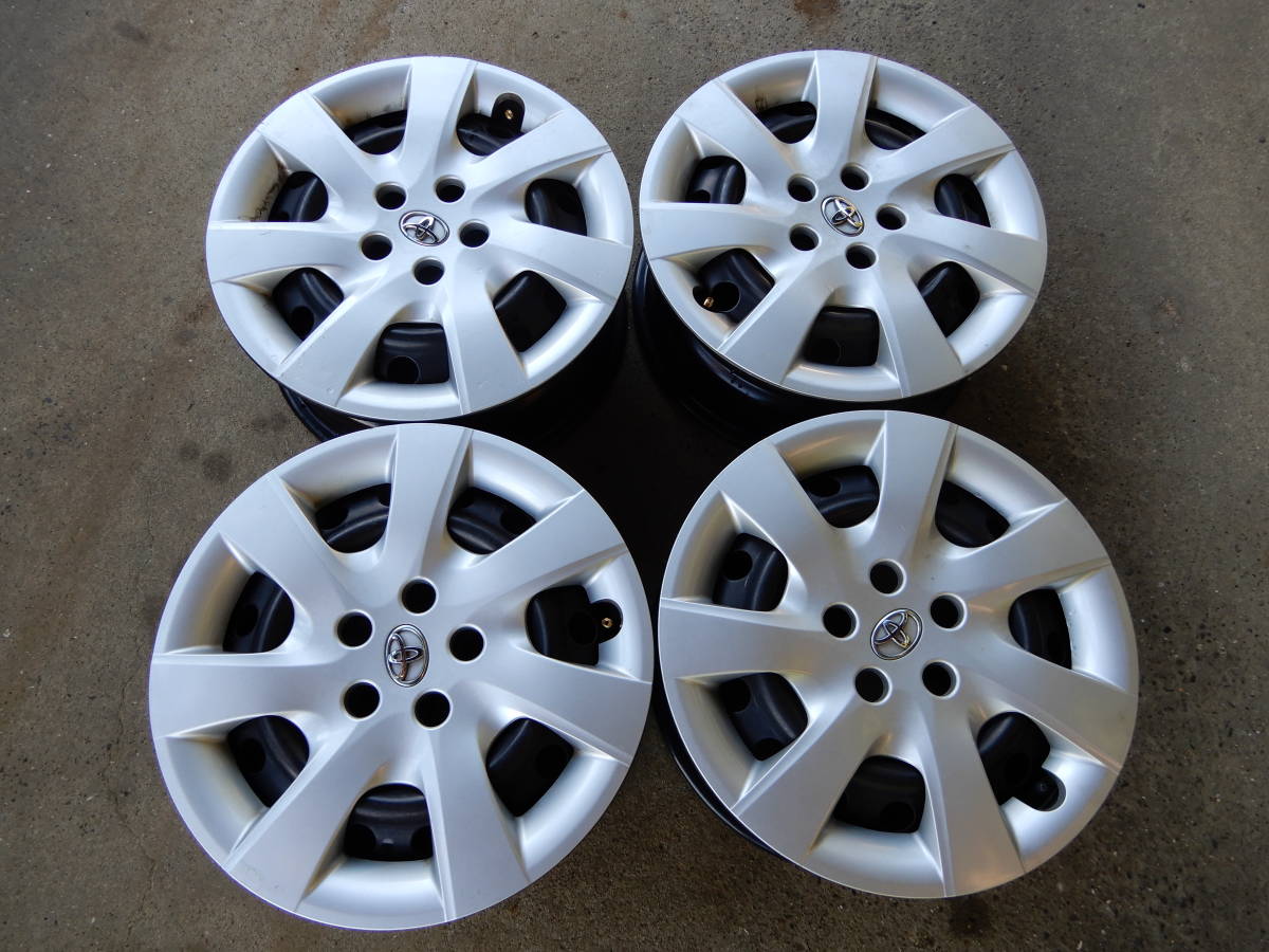 トヨタ純正 ウィッシュ スチールホイール 鉄ホイール 15インチ 6J 100
