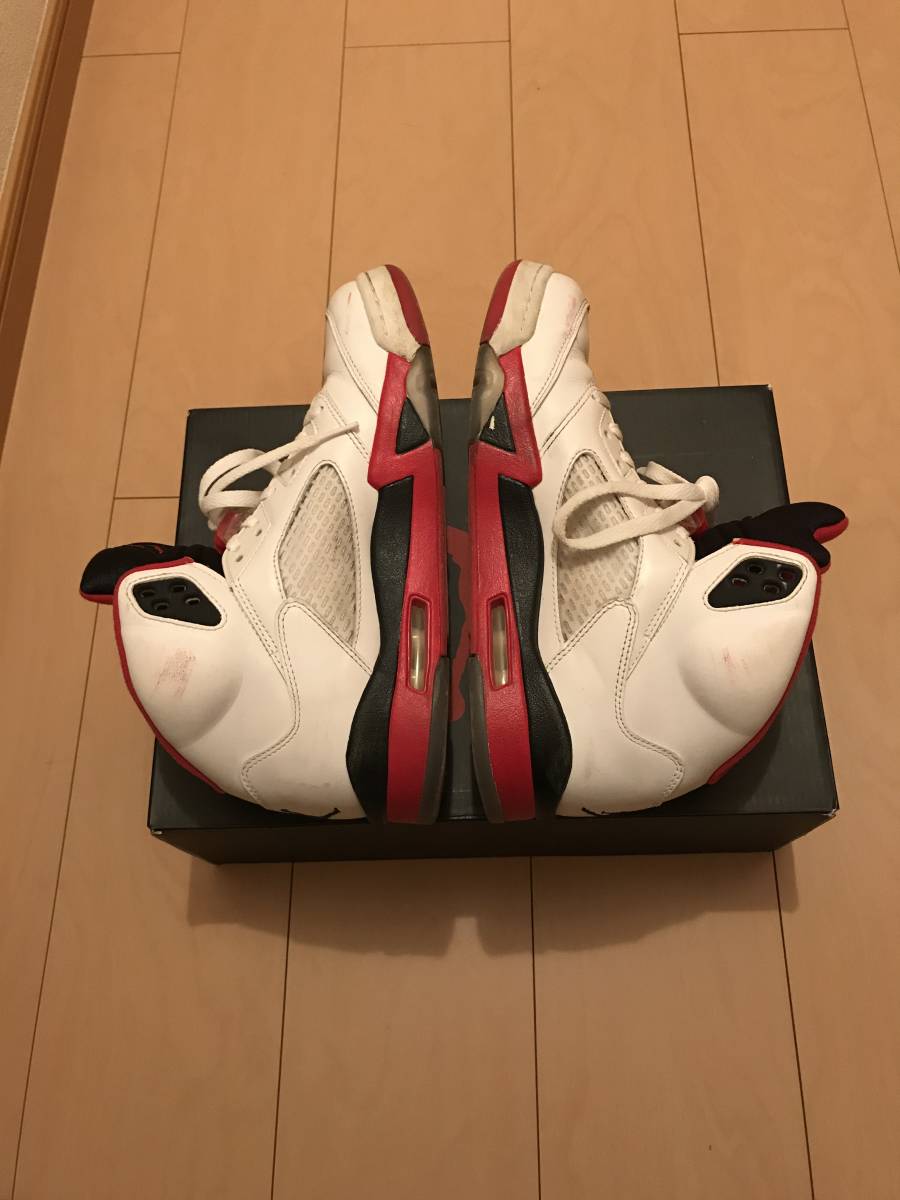 限定セール，2025 JORDAN 5 27.0 ホワイト レッド ブラック(27.0cm)｜売買されたオークション情報、yahooの商品情報をアーカイブ公開 - オークファン 27.0cm