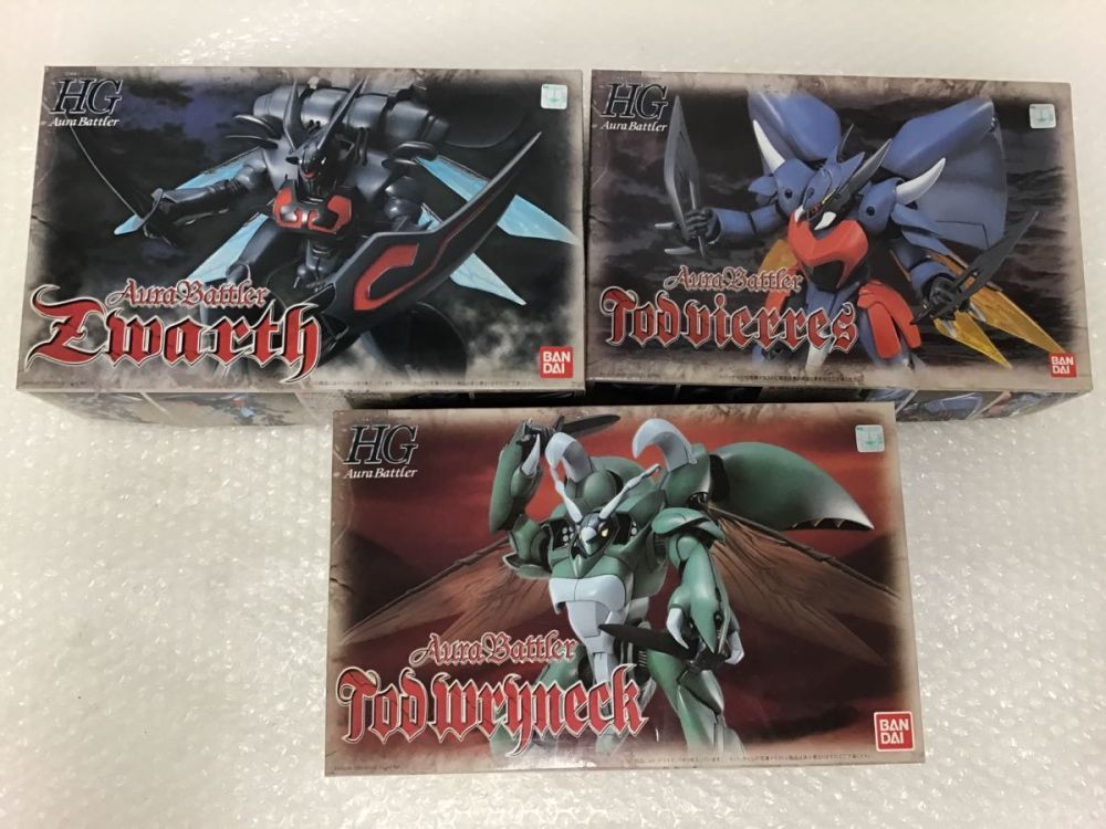HG オーラバトラー 1/72 聖戦士ダンバイン トッドビアレス，ズワァース，トッド ライネック