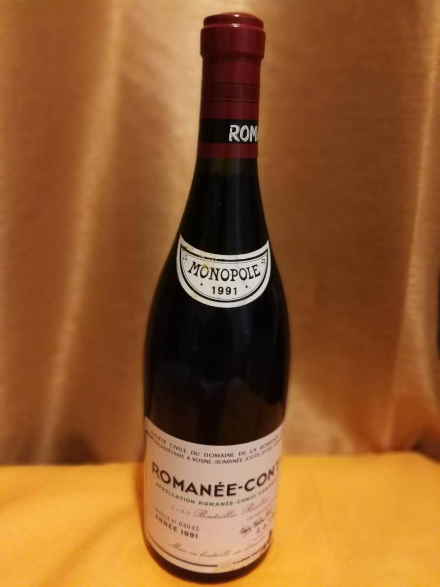 ☆希少ワイン 「1991」ロマネコンティ ROMANEE CONTI ドメーヌ・ド・ラ