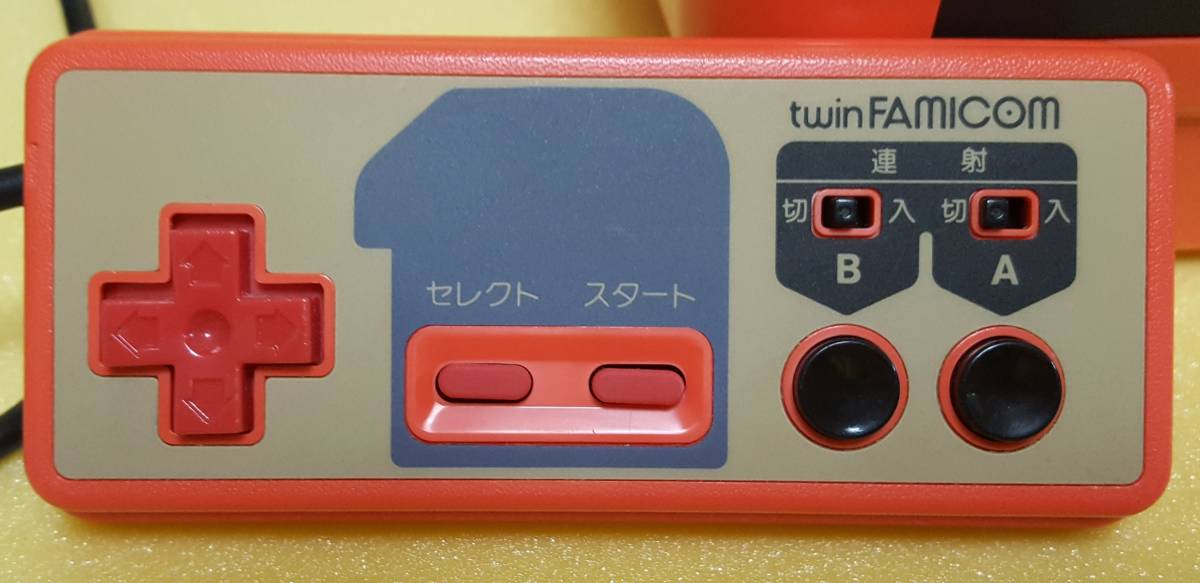 ツインファミコン本体 AN-505-RD 本体のみ ハドソン 高橋名人 ディスク