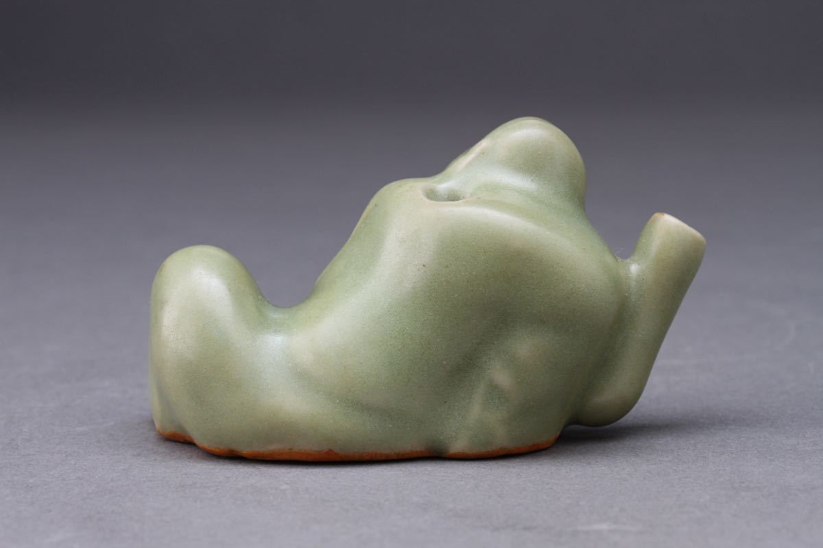 龍泉窯 青磁 公式通販 Celadon Longquan 中国 神獣 水滴 水注 時代箱 V