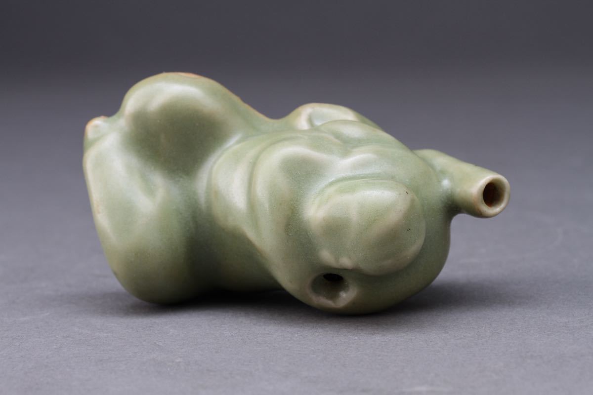 龍泉窯 青磁 公式通販 Celadon Longquan 中国 神獣 水滴 水注 時代箱 V
