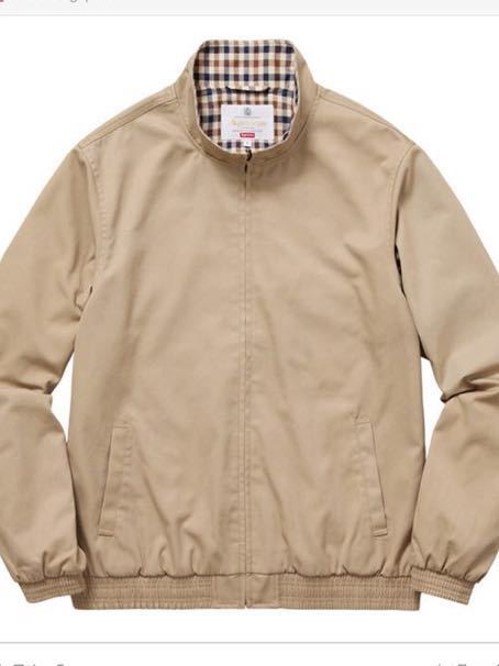 大人気，新品 SUPREME xAquascutum Club Jacket Camelクラブ チェック アクアスキュータム Size-Lアクアスキュータム シュプリーム 定価スタート(ジャンパー、ブルゾン)｜売買されたオークション情報、yahooの商品情報 男性用