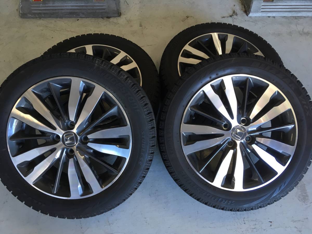 得価，人気 フィット純正ホイール＆BLIZZAK VRXスタッドレスセット185/55R16(スタッドレスタイヤ)｜売買されたオークション情報、yahooの商品情報をアーカイブ公開 - オークファン 4穴