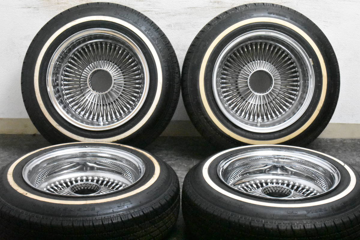  交渉有り DAYTON デイトン ワイヤーホイール 14in 7.0J Cooper 175/75R14 ホワイトリボン 4本set ローライダー(14インチ)｜売買されたオークション情報、yahooの商品情報をアーカイブ公開 - オークファン その他