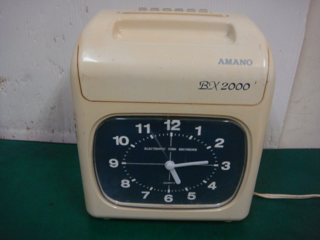 AMANO アマノ タイムレコーダー BX2000 電子タイムレコーダー BX 0