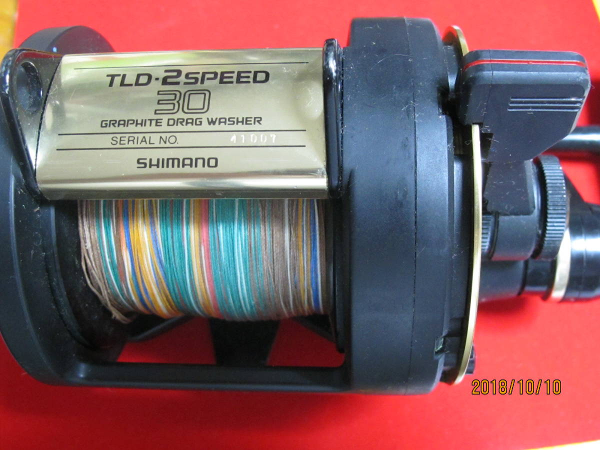 TLD Shimano fishing 0 Speed トローリングリール 2ピースビッグゲーム