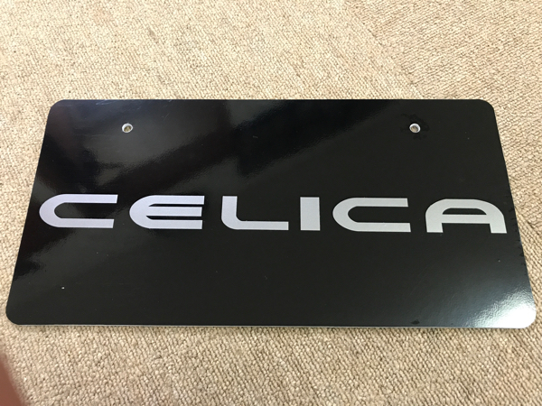 展示用ナンバープレート セリカ CELICA オフ会 撮影用などに