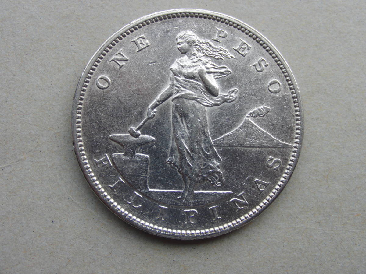 フィリピン 1ペソ 大型銀貨 1903年 1903年 フィリピン 銀貨