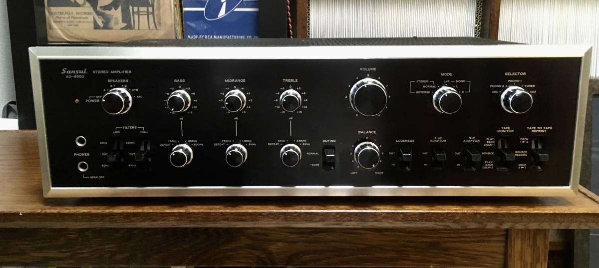 サンスイプリメインアンプ; SANSUI AU-9500 ジャンク品