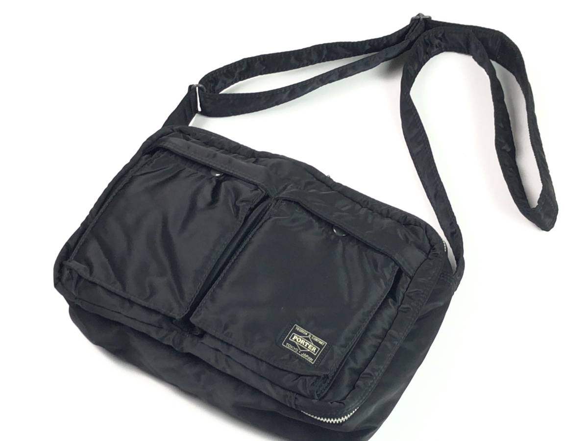 【極美品】ヘッドポーター　ネイビー　タンカー　ショルダーバッグ 極美品◇PORTER◇タンカーシリーズ ショルダー バッグ◇ポーター◇吉田