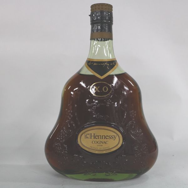 ☆古酒 Hennessy（ヘネシー）XO 金キャップ グリーンボトル T8A06139