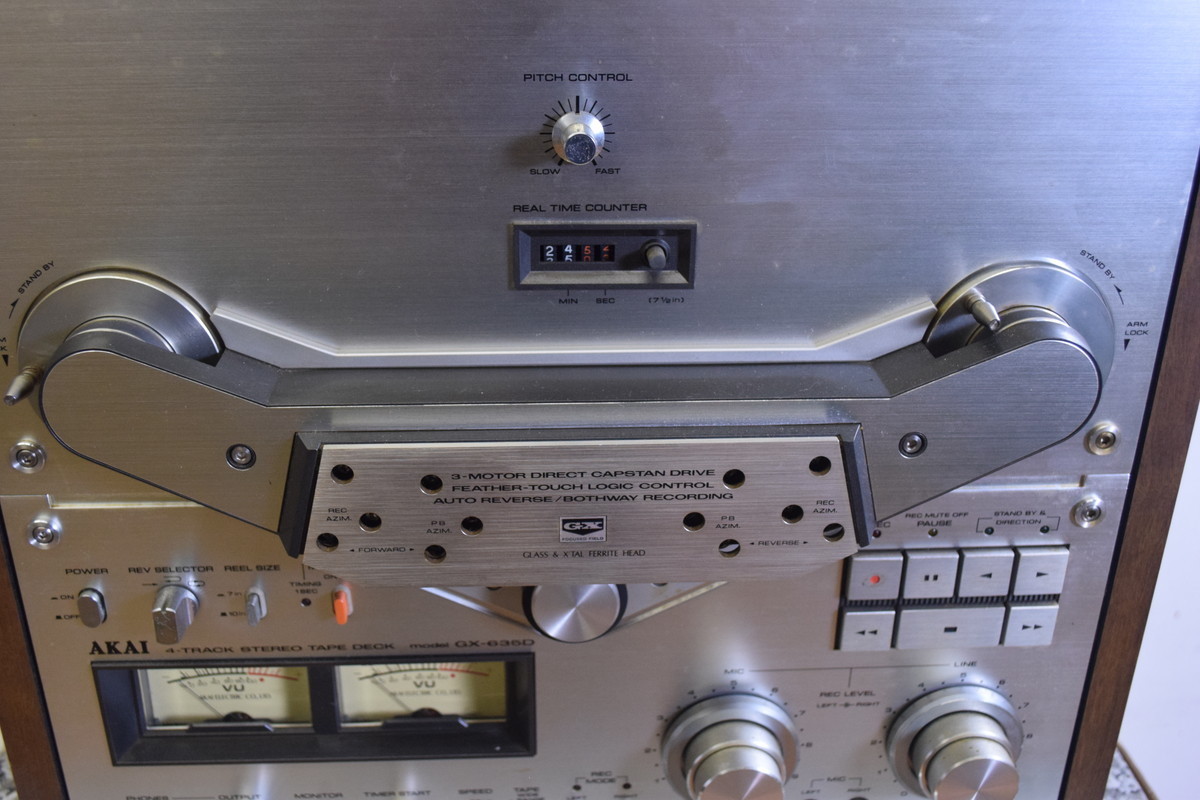 送料無料!!】AKAI/アカイ GX-635D オープンリールデッキ 極美品 AKAI 