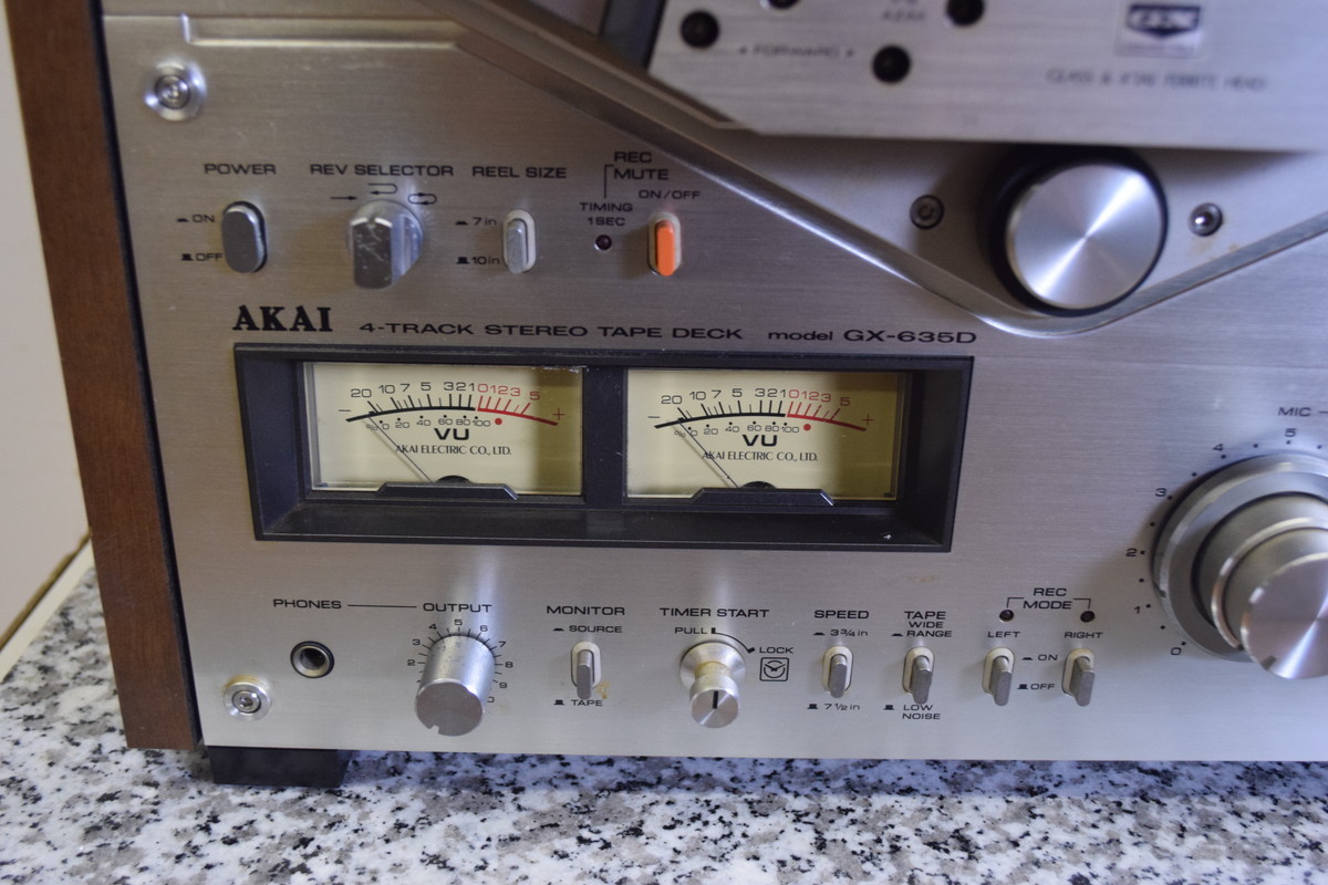 送料無料!!】AKAI/アカイ GX-635D オープンリールデッキ 極美品 AKAI 
