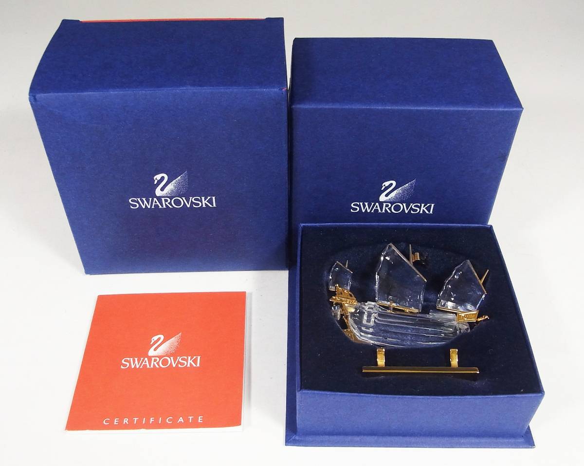 スワロフスキー 帆船 船 SWAROVSKI 置物 スワロフスキークリスタル
