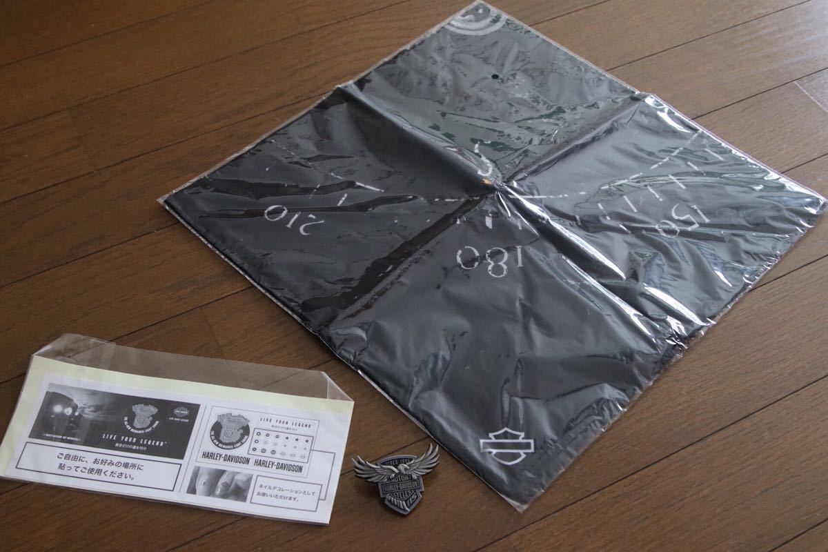 ハーレー ハーレーダビッドソン 非売品 グッズ バッチ バンダナ ネイルシール ステッカー セット_1