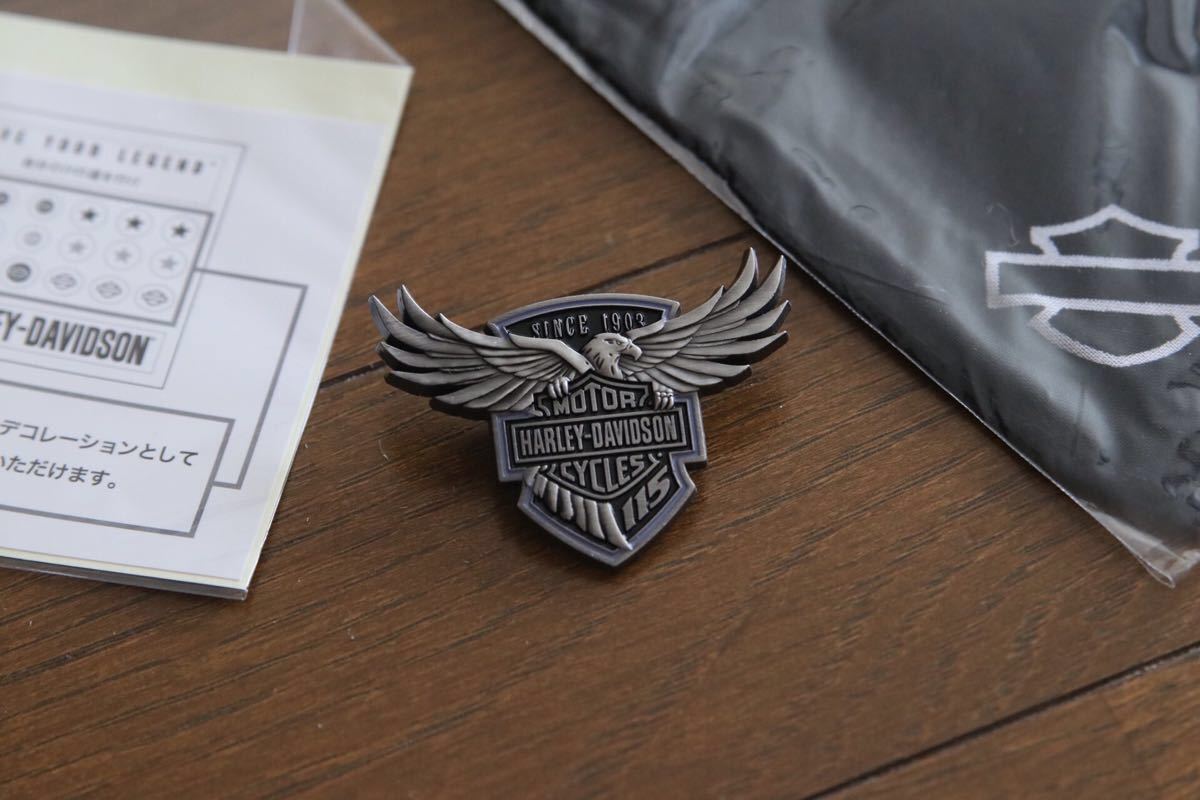 ハーレー ハーレーダビッドソン 非売品 グッズ バッチ バンダナ ネイルシール ステッカー セット_2