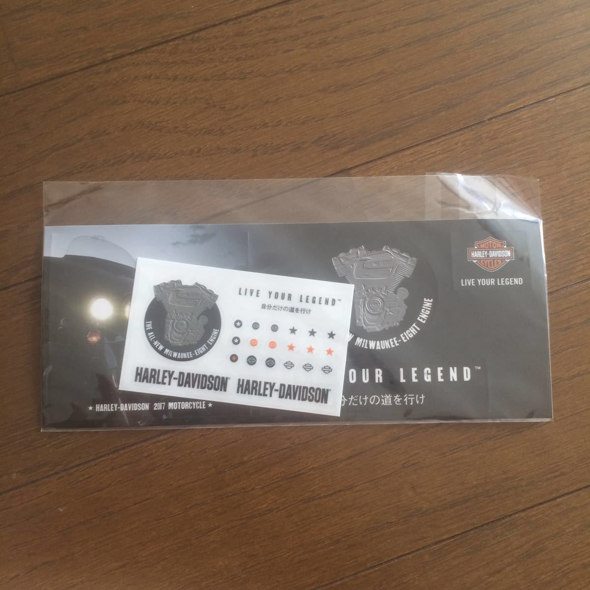 ハーレー ハーレーダビッドソン 非売品 グッズ バッチ バンダナ ネイルシール ステッカー セット_8