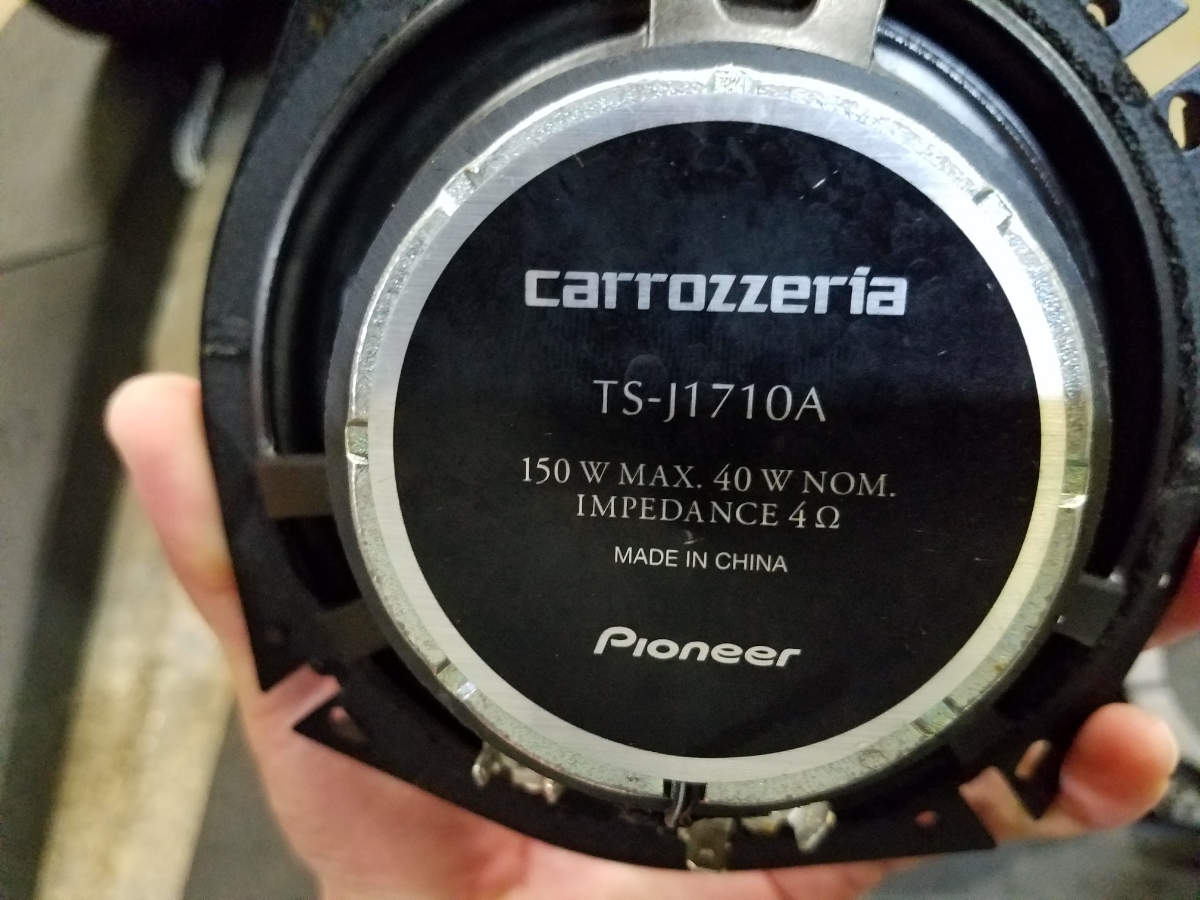 ☆カロッツェリア スピーカー TS-J1710A NETWORK N-1710J バッフル UD