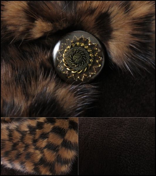 極美品◇毛艶・毛並◎ MINK シェアードミンク×ミンク 切替デザイン
