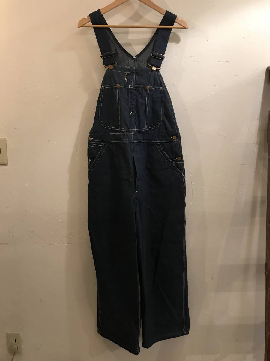 70s USA製 Lee デニムオーバーオール vintage ペインター XL Lee リー 70s USA製 vintage デニム デニムオーバーオール