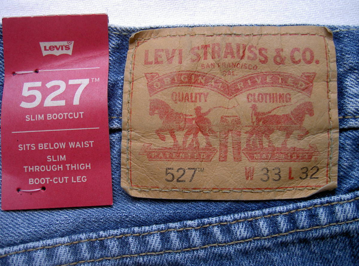 ☆ 新品 リーバイス 527 05527-0535 スリム ブーツカット W33 Levi