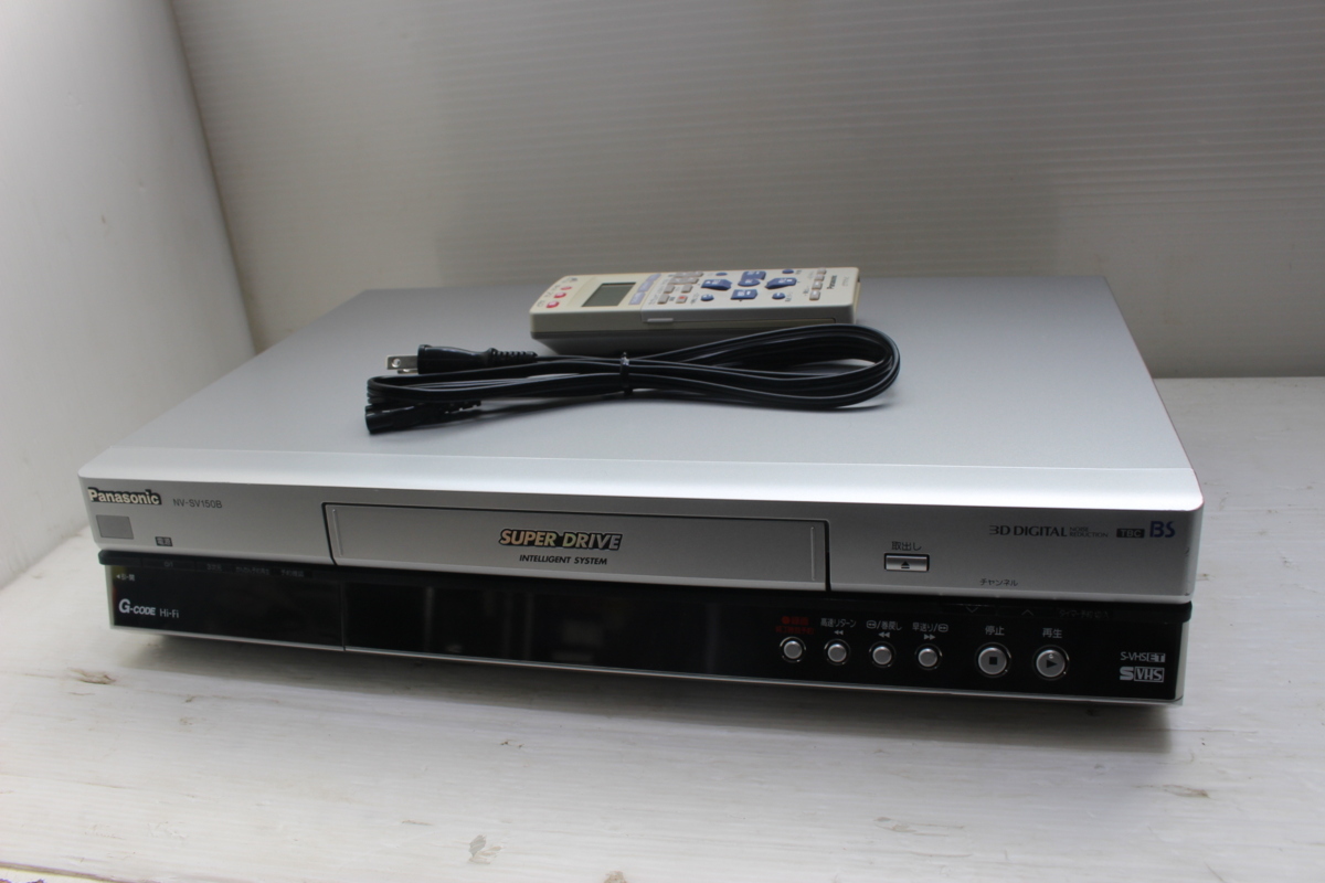 Panasonic☆良品 ☆パナソニック ビデオデッキ NV-SV150B-S Panasonic☆良品 ☆パナソニック ビデオデッキ NV-SV150B-S