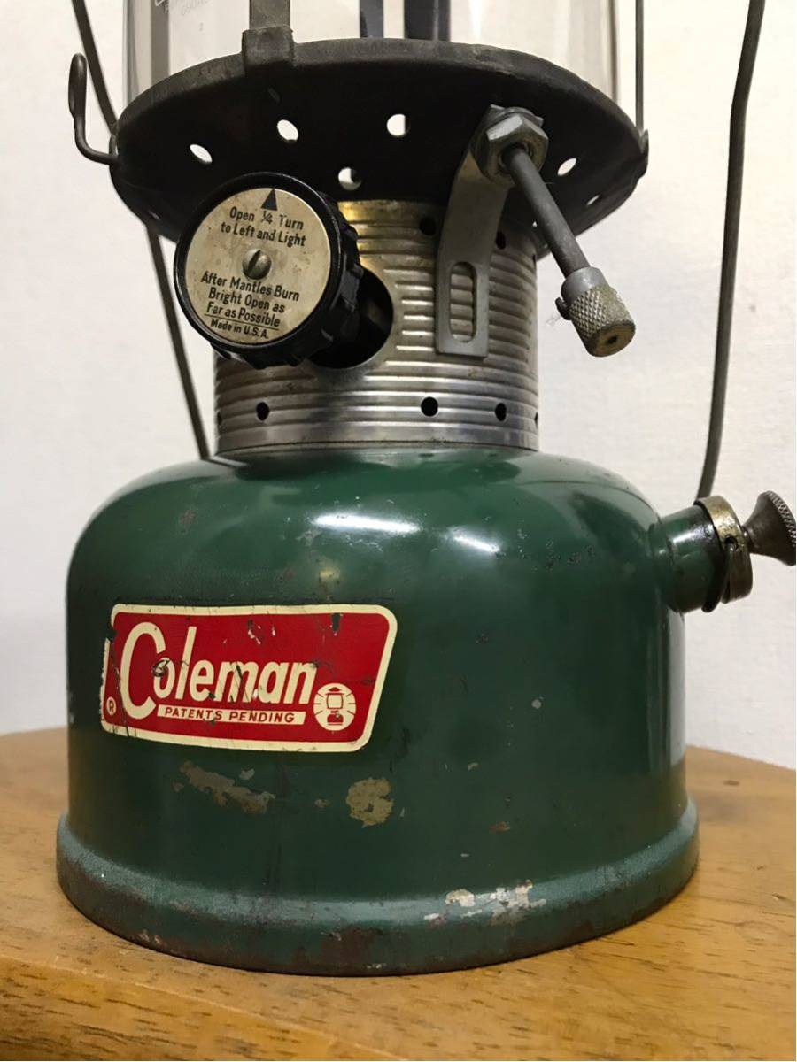 ビンテージ Coleman コールマン 220F ランタン パテペン ツーマントル 