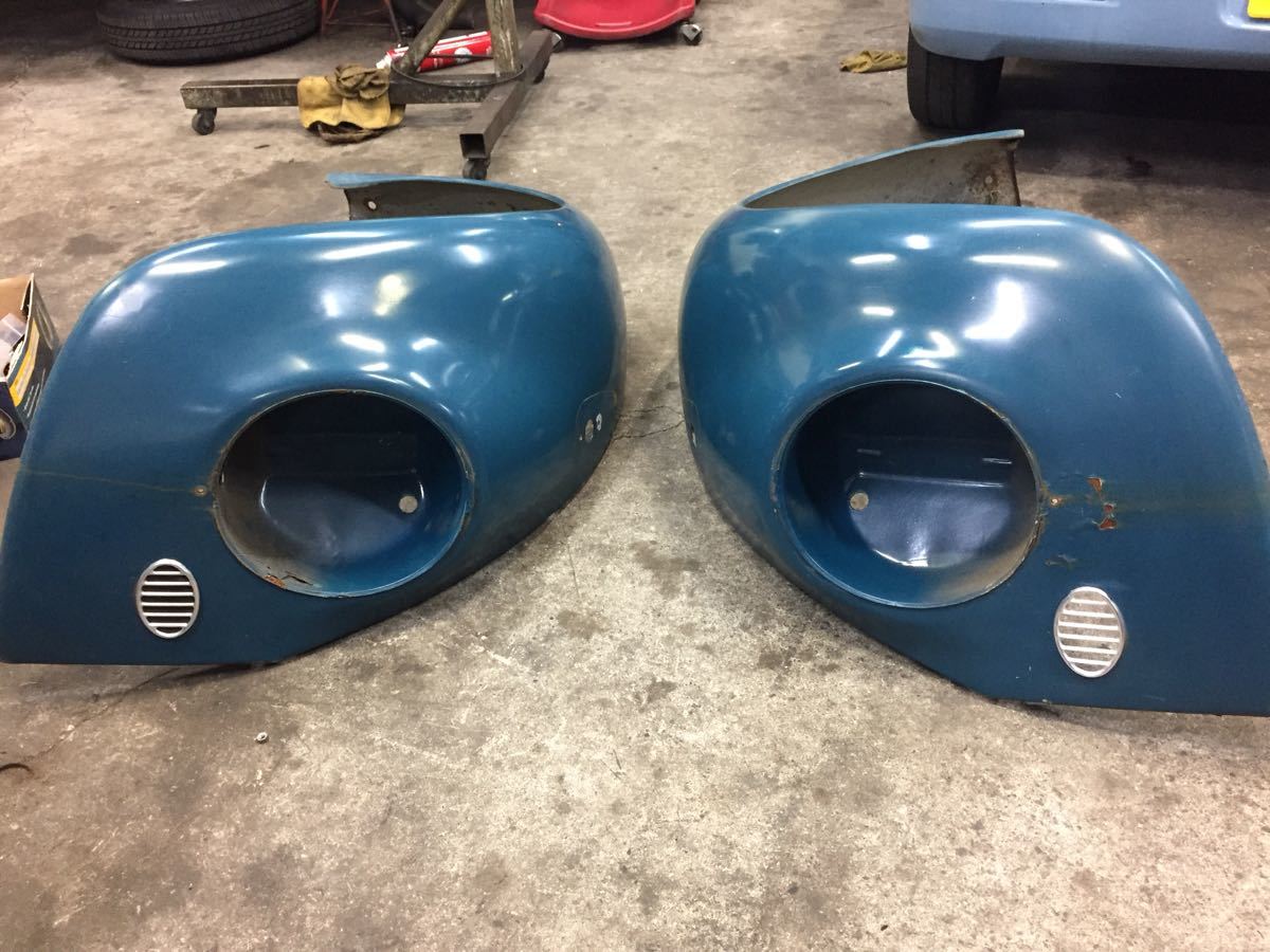 空冷vw タイプ1 フロントフェンダー 左右セット中古 ビートル タイプ1 