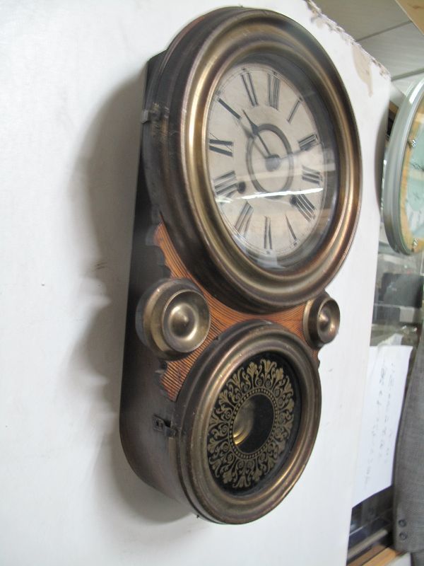 精工舎 四つ丸 ダルマ時計（966） 明治～大正期 ボンボン時計 掛け時計