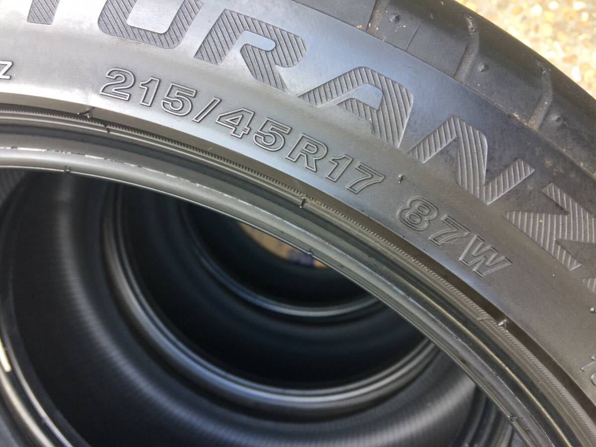 安い，品質保証】 ブリヂストン 215/45r17 4本セット 2016年製 高級 