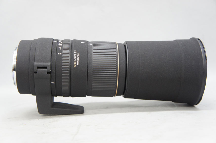 【慈光】260　SIGMA シグマ　APO 170-500mm F5-6.3 DG　For Canon キヤノン　超望遠レンズ　フード/ケース付　難有 APO 170-500mm F5-6.3 (ﾍﾟﾝﾀｯｸｽ Nikon eBay