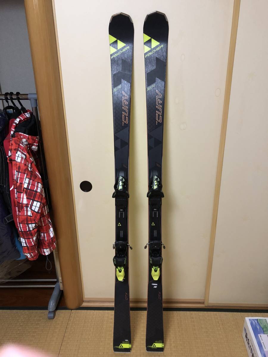 中古品 FISCHER フィッシャー スキー板 RC4 THE CURV DTX ビンディング