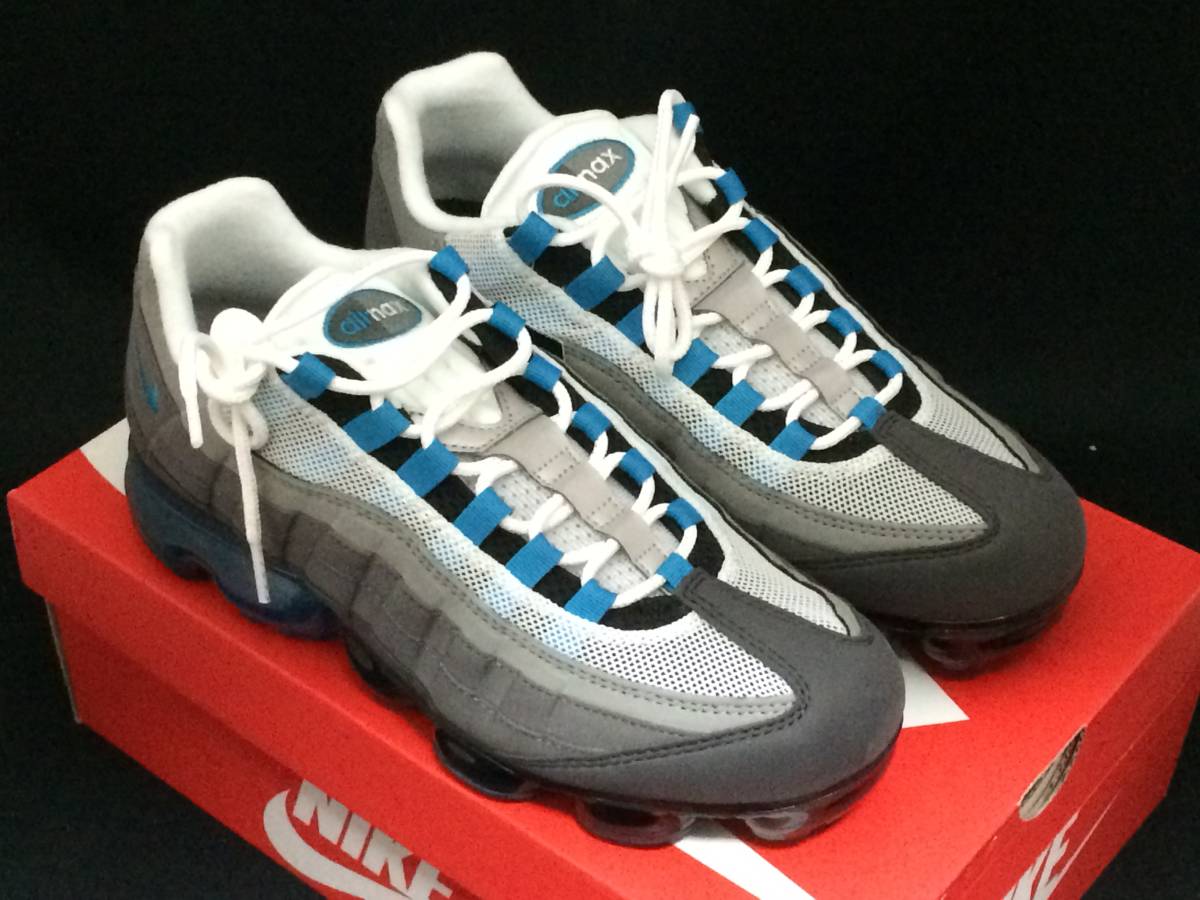 新品 国内正規 黒タグ NIKE AIR VAPORMAX 95 NEO TURQ ナイキ エア ヴェイパーマックス 95 ネオターコイズ 27cm US9 AJ7292-002