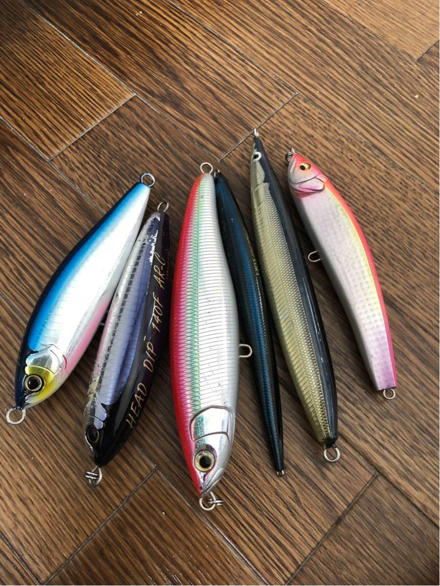 赤字超特価，新品 オフショアペンシル 6本セット(トップウォーター)｜売買されたオークション情報、yahooの商品情報をアーカイブ公開 - オークファン 海水