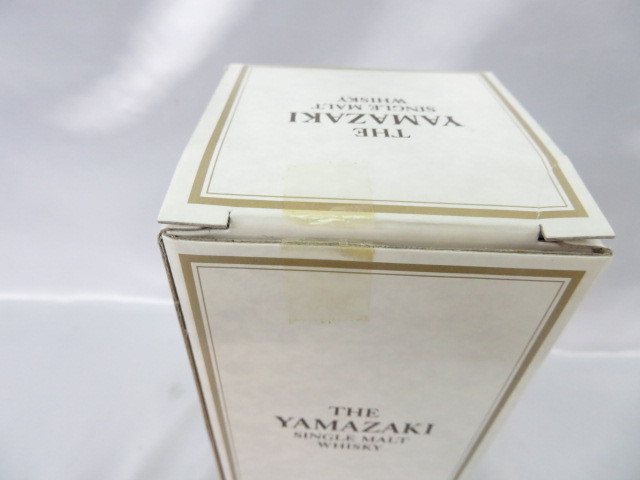 未開栓】SUNTORY サントリー 山崎 10年 ホワイトラベル シングルモルト