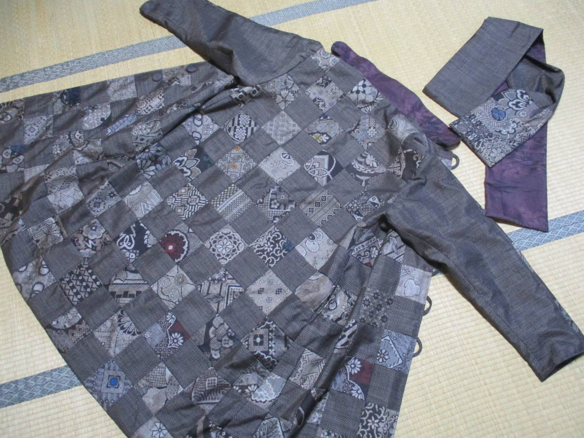 龍郷 着物リメイク 大島紬 | iichi コート 日々の暮らしを 泥大島 古布 