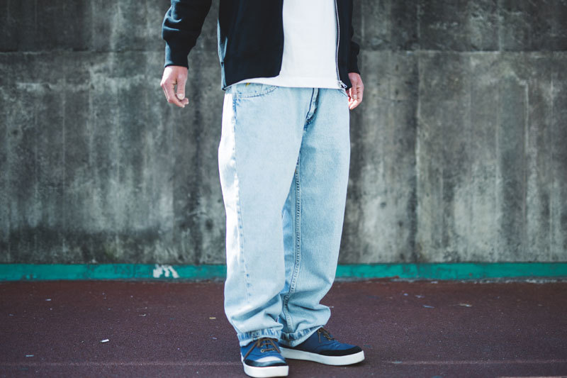 POLAR skate co. 90`S JEANS (LIGHT BLUE) 32inch 美品！