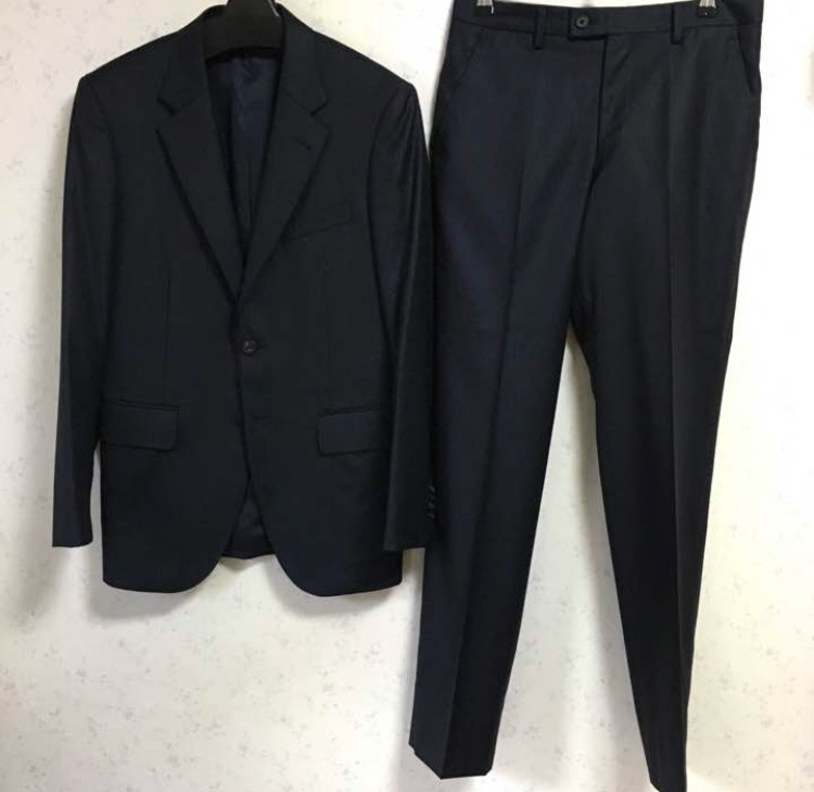 Paul Smith 秋冬 2Bスーツ 裏地 ユニオンジャック LORO PIANA シルク混